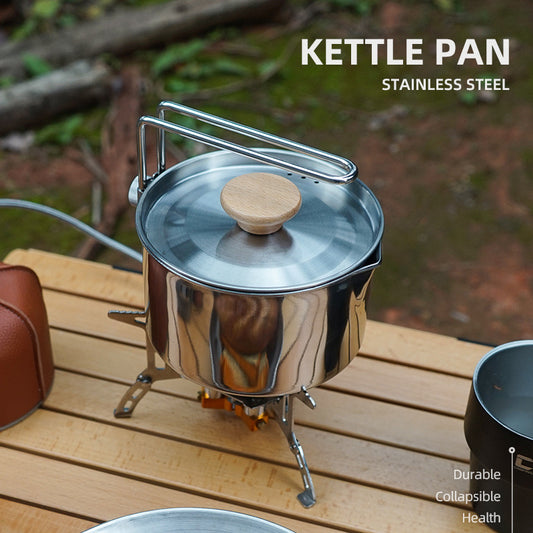 Portable Kettle & Coffee Pot Compact | Durable | Brew-Ready Anywhere