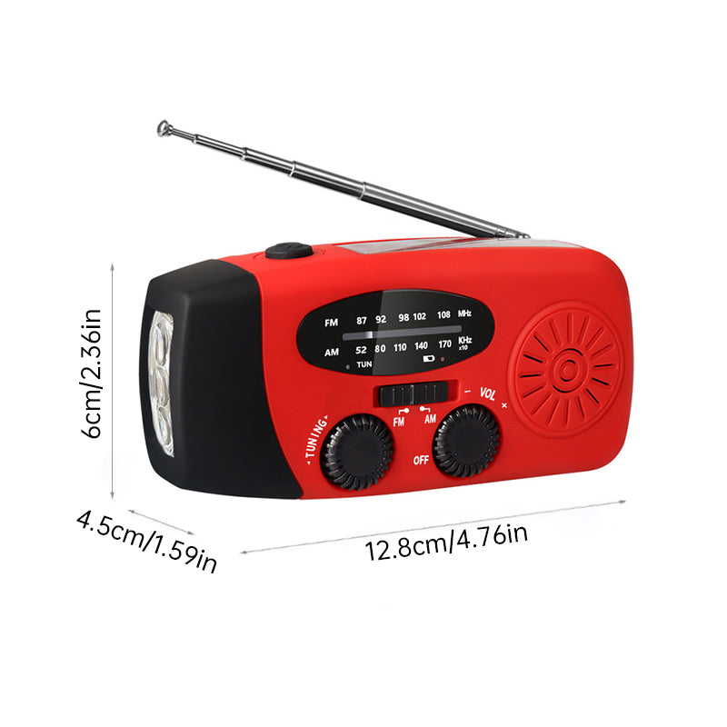 Portable Multi-Function Emergency Radio & Power Bank – Stay Powered, Stay Informed