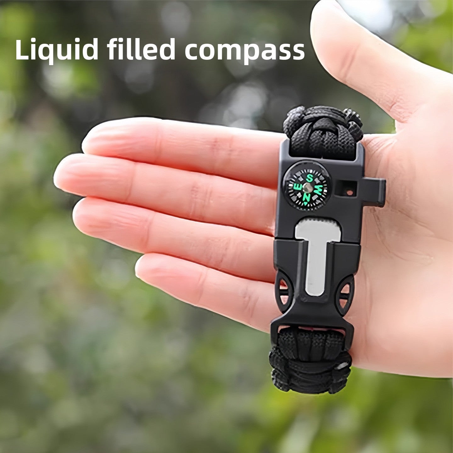 Emergency Survival Bracelet ? Compact Multi?Tool for Outdoor Preparedness