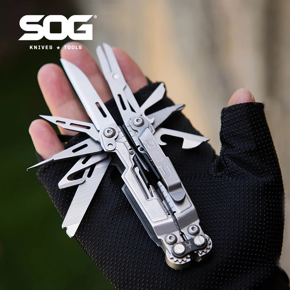 SOG PowerPint 18-in-1 Tactical Multi-Tool – Compact EDC for Outdoor Adventures