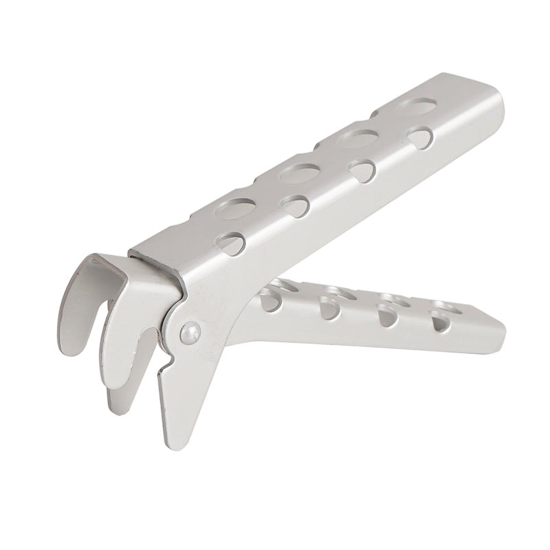 Anti-Scald Pot Clamp – Aluminum Alloy with Perforated Grip