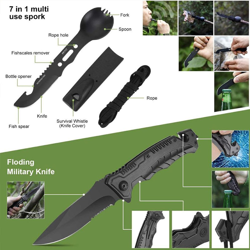 Military-Grade Survival Kit – Tactical Emergency Tools for Any Mission