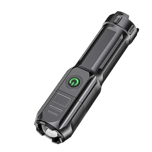 USB Rechargeable Compact Flashlight – Long-Range Power in Your Pocket