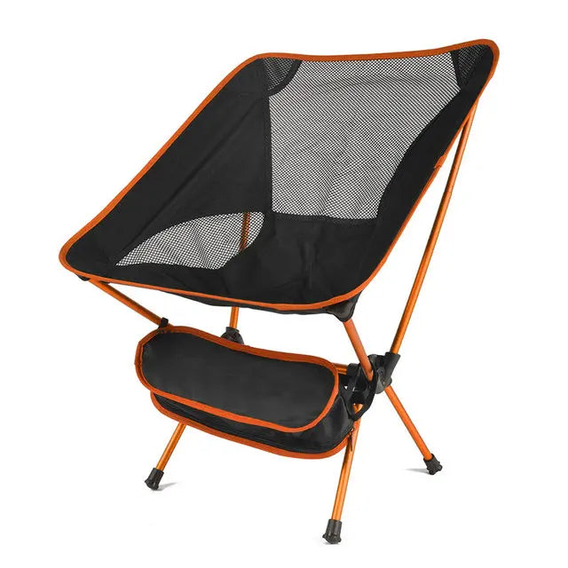 Ultralight Folding Chair – Portable & Extended Comfort for Camping, Fishing & More