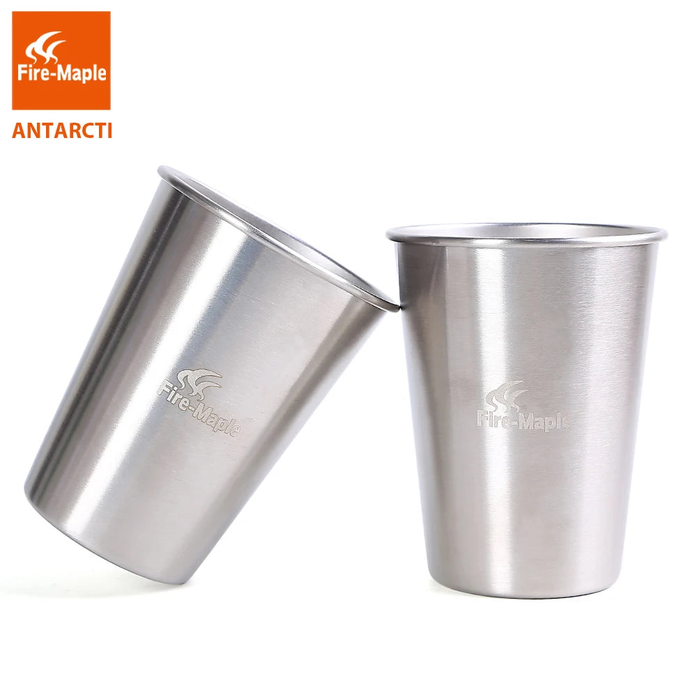 Fire Maple Antarcti Stainless Steel Camping Mug – 2-Pack