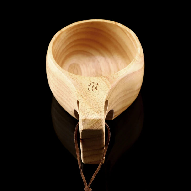Fire Maple Ancest Bushcraft Wooden Cup — Nature-Inspired Craftsmanship for Outdoor Sipping