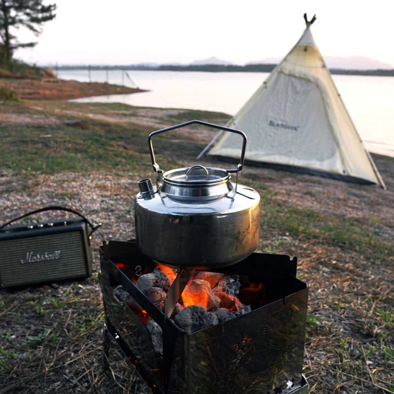 Fire Maple Antarcti Stainless Steel Camping Kettle – S304 Durable Teapot for Bushcraft & Backpacking