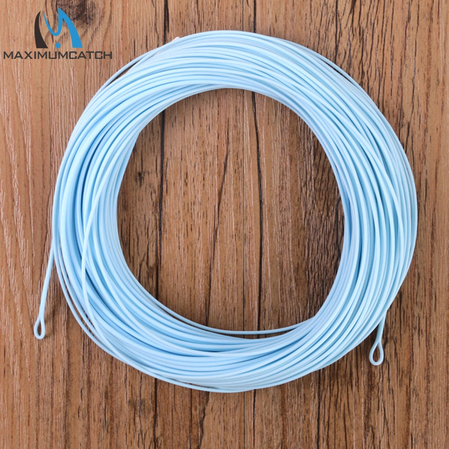 Maximumcatch Saltwater Weight Forward Floating Fly Line – 90FT, 8–10WT with 2 Welded Loops (Sandy Blue)