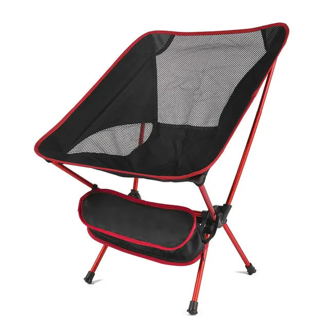 Ultralight Folding Chair – Portable & Extended Comfort for Camping, Fishing & More