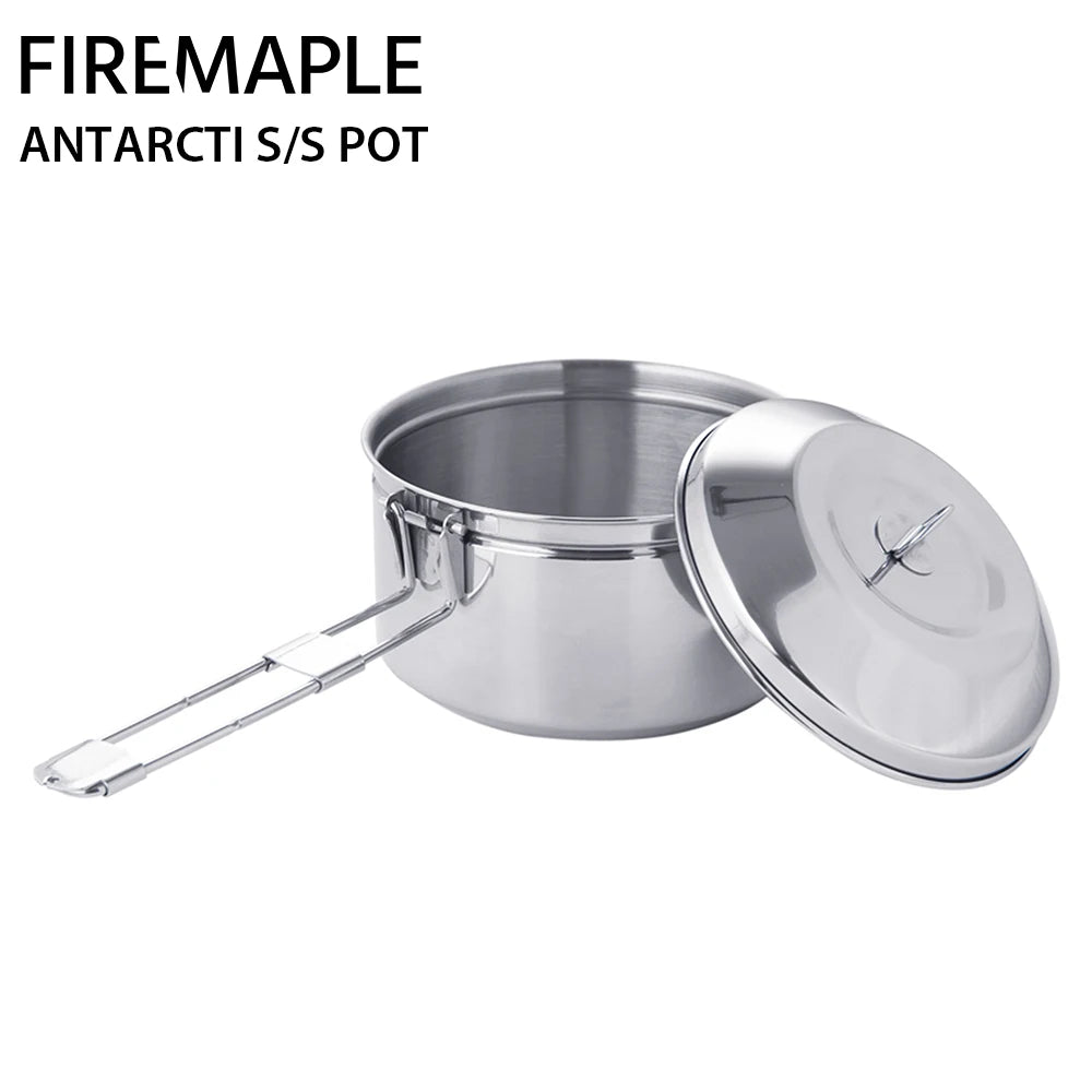 Fire Maple Antarcti Stainless Steel Cooking Pot – 1L | 402g
