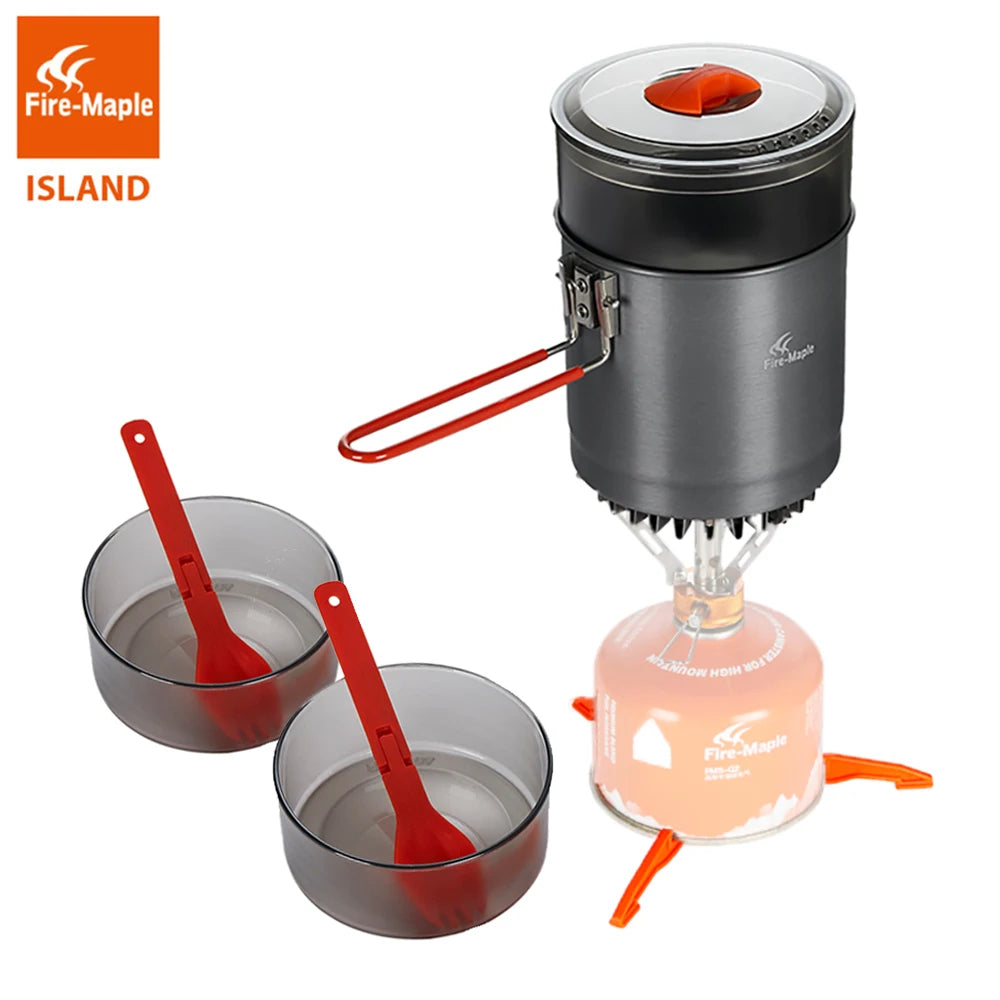 Fire Maple Island Steamer Kit – All-in-One Outdoor Cooking Powerhouse