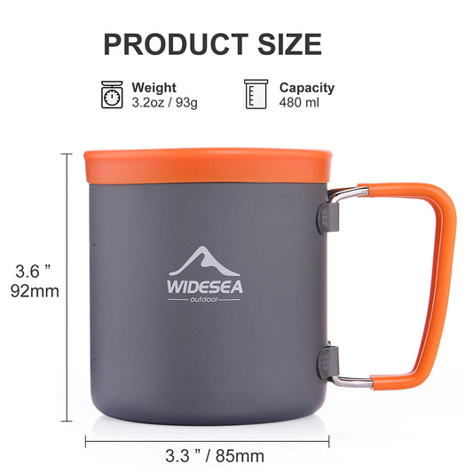 Camping Aluminum Cup – Lightweight Outdoor Mug for Camp Cooking