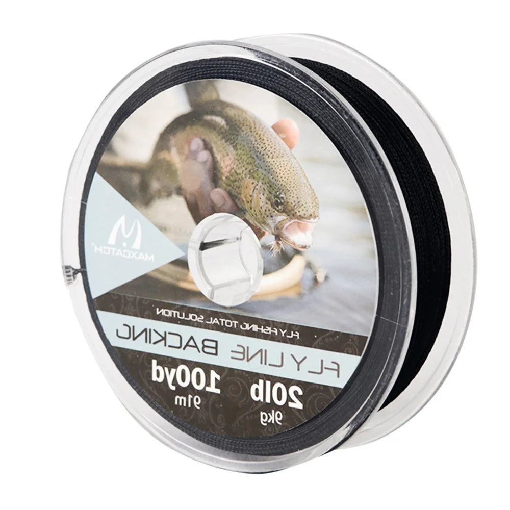 Maximumcatch Braided Backing Line – Fly Fishing Line (20/30LB, 50/100/300 Yards, Multi-Color)