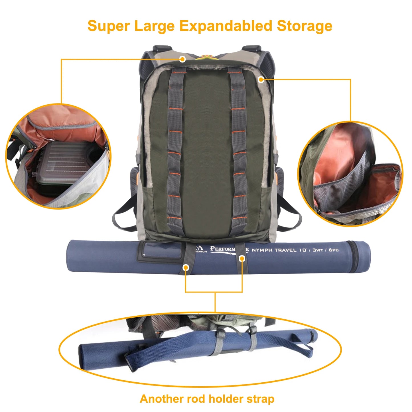 Maximumcatch Fly Fishing Vest with Multifunction Pockets – Adjustable Size Fishing Backpack & Bag