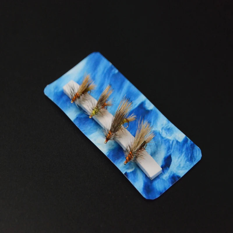 5pcs 10#-12# Stimulator go-to attractor large dry flies 4styles high floating fly imitating caddis/stonefly fly fishing flies