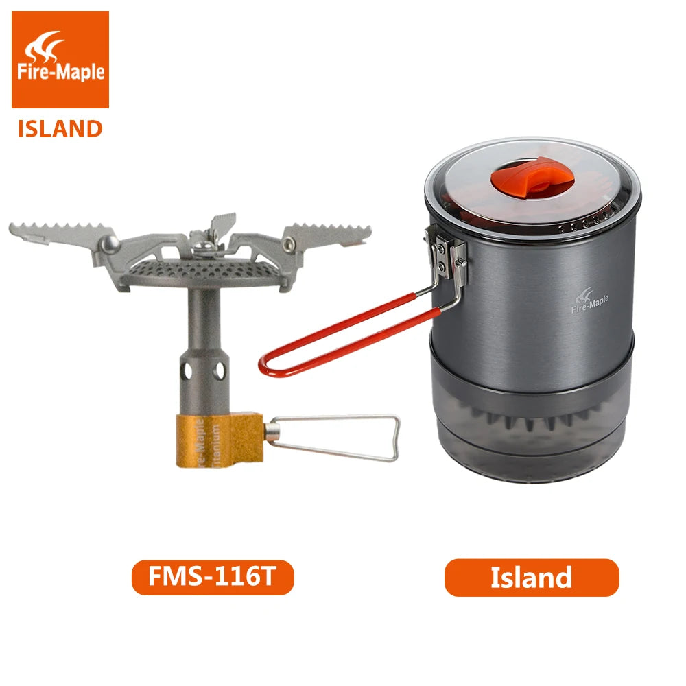 Fire Maple Island Steamer Kit – All-in-One Outdoor Cooking Powerhouse