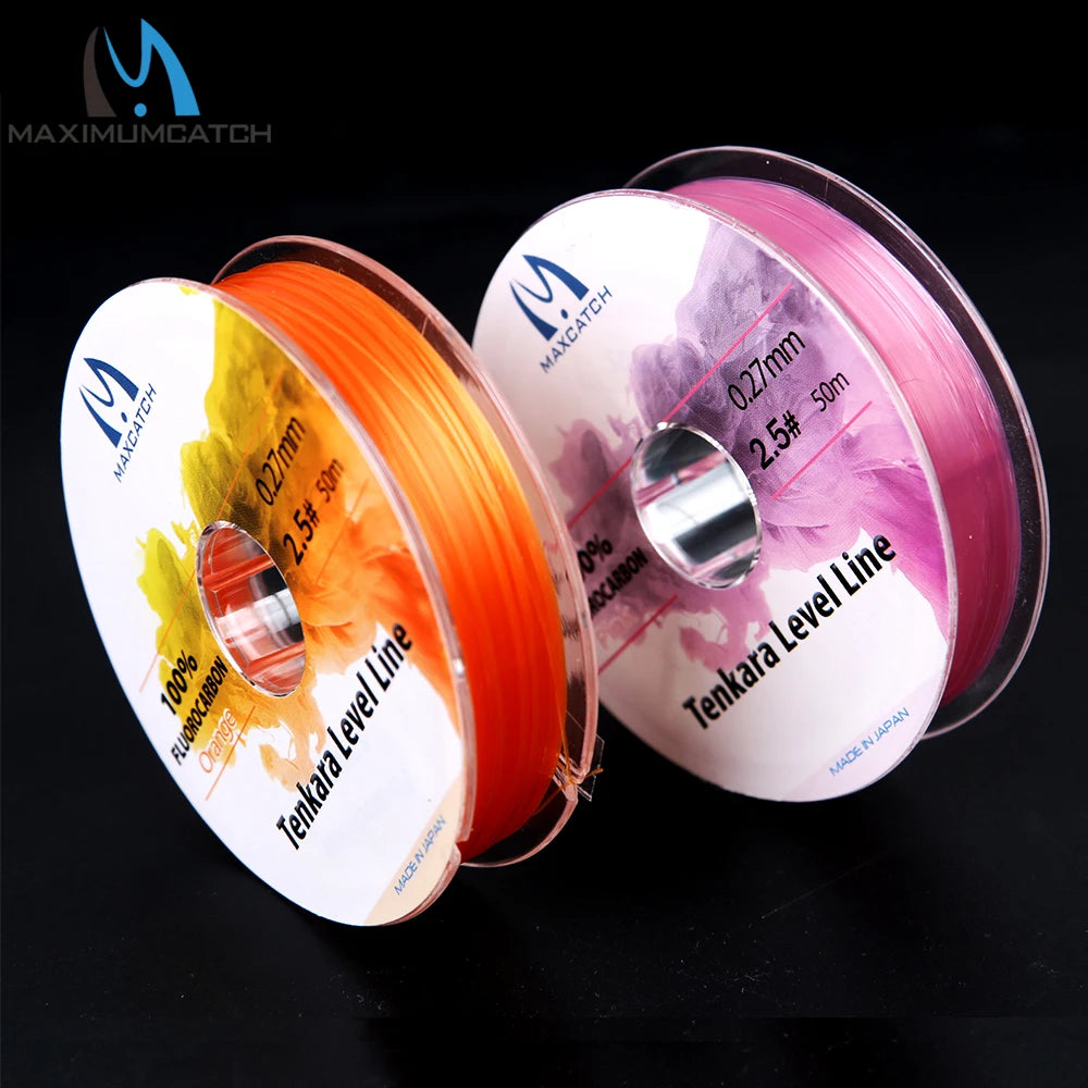 Maximumcatch Tenkara Level Line – 50M Fluorocarbon Fly Fishing Line