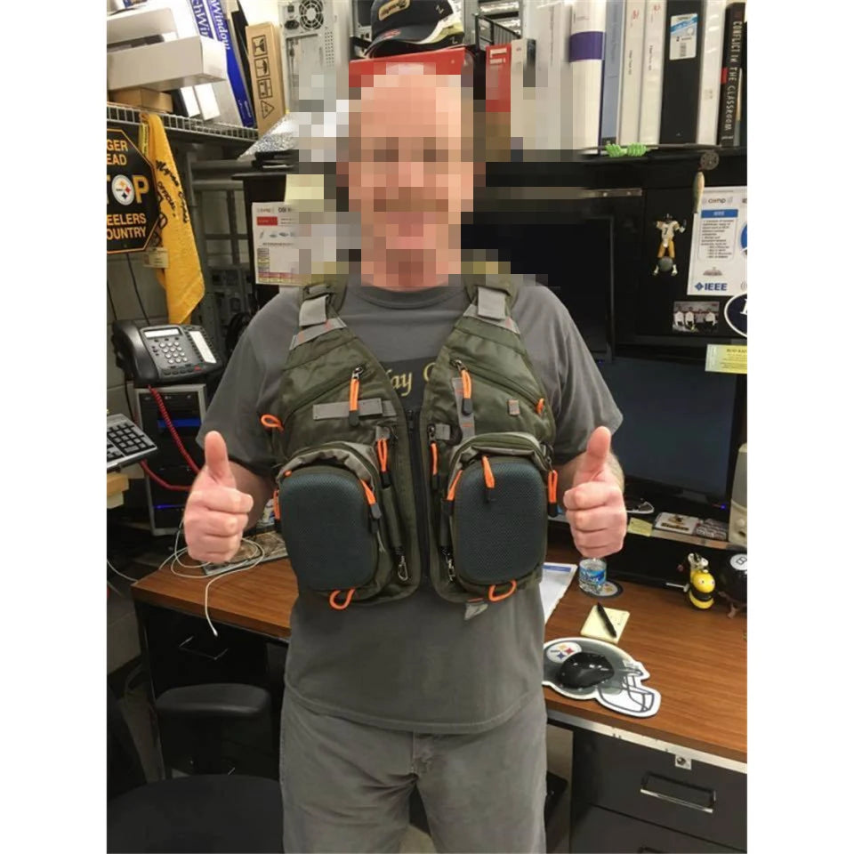 Maximumcatch Fly Fishing Vest with Multifunction Pockets – Adjustable Size Fishing Backpack & Bag