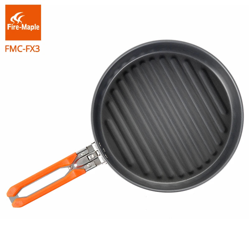 Fire Maple Feast Vulcan Frying Pan – 0.9L Hard Aluminum Alloy
