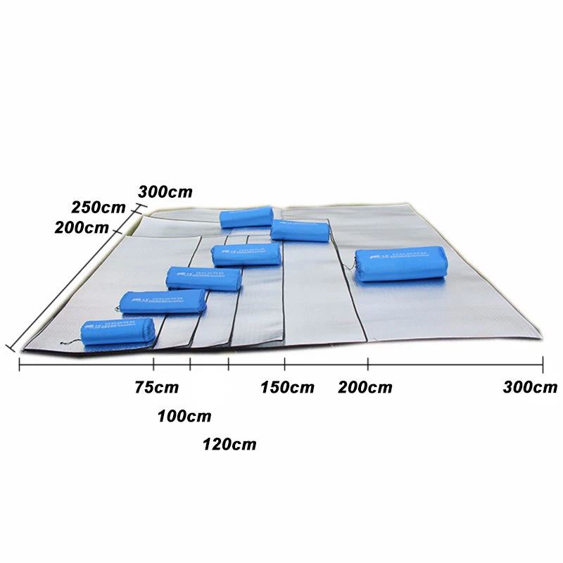 Aluminum Foil Moisture‑Proof Outdoor Pad Waterproof • Lightweight • Portable • Multi‑Purpose Camping Mat