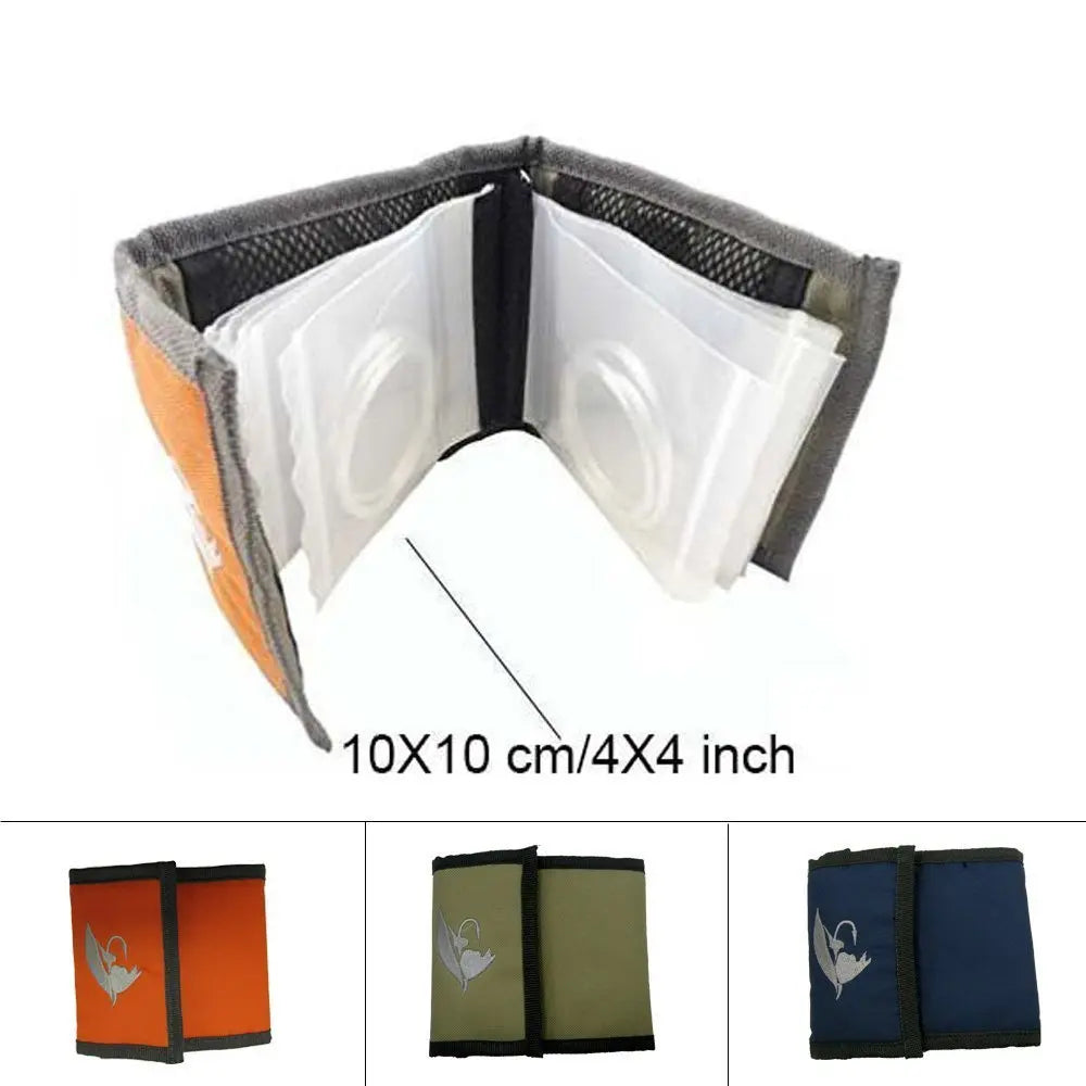 Aventik Fishing Tackle Binder – 10-Pocket Leader & Tippet Wallet for Fly Fishing Storage
