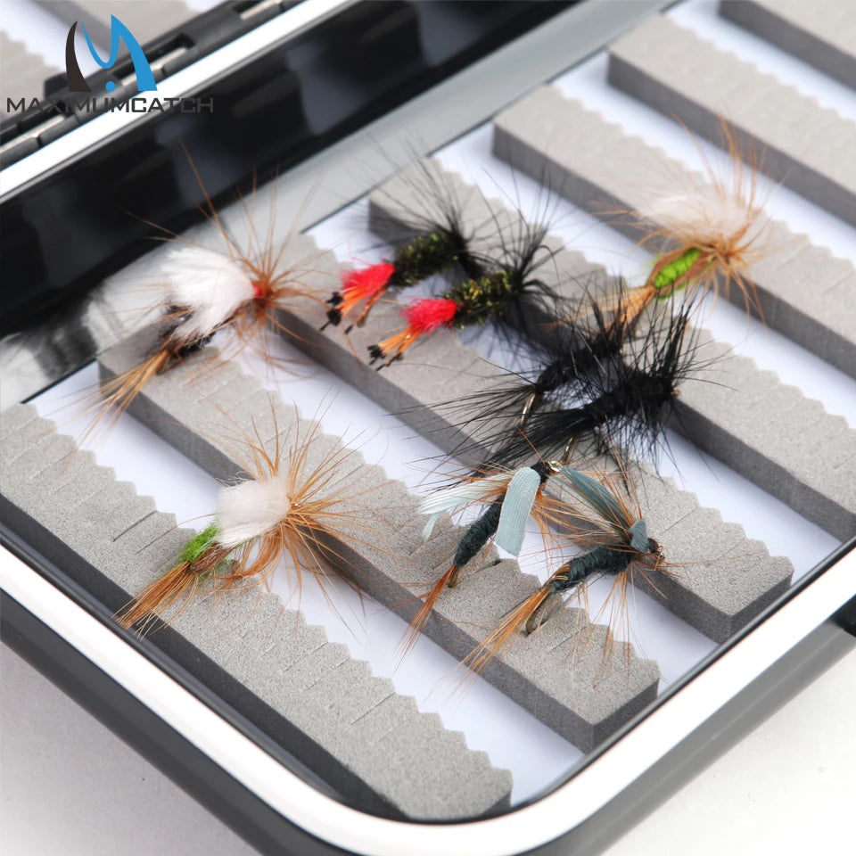 Maximumcatch Waterproof Fly Fishing Box – Slim Grip Foam Insert