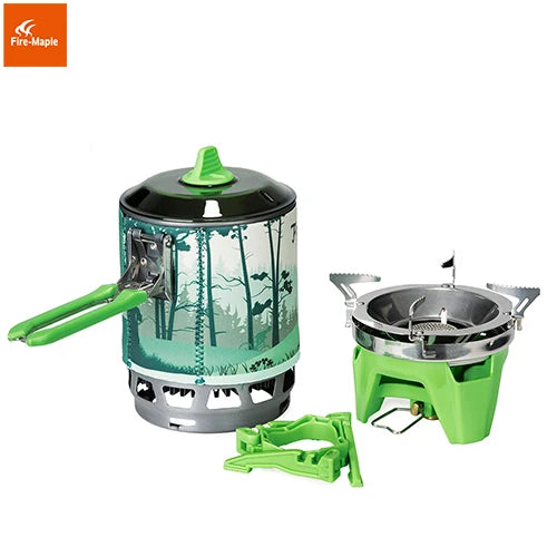Fire Maple FMS-X3 Camping Cooking System – 2200W Gas Burner with 0.8L Pot & Piezo Ignition