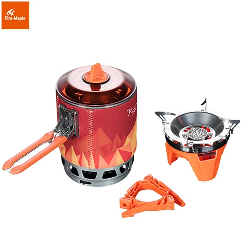 Fire Maple FMS-X3 Camping Cooking System – 2200W Gas Burner with 0.8L Pot & Piezo Ignition