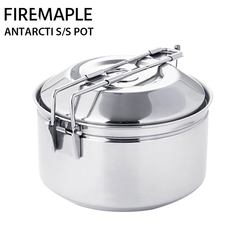 Fire Maple Antarcti Stainless Steel Cooking Pot – 1L | 402g