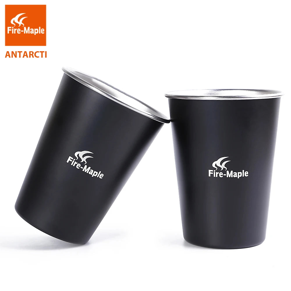 Fire Maple Antarcti Stainless Steel Camping Mug – 2-Pack