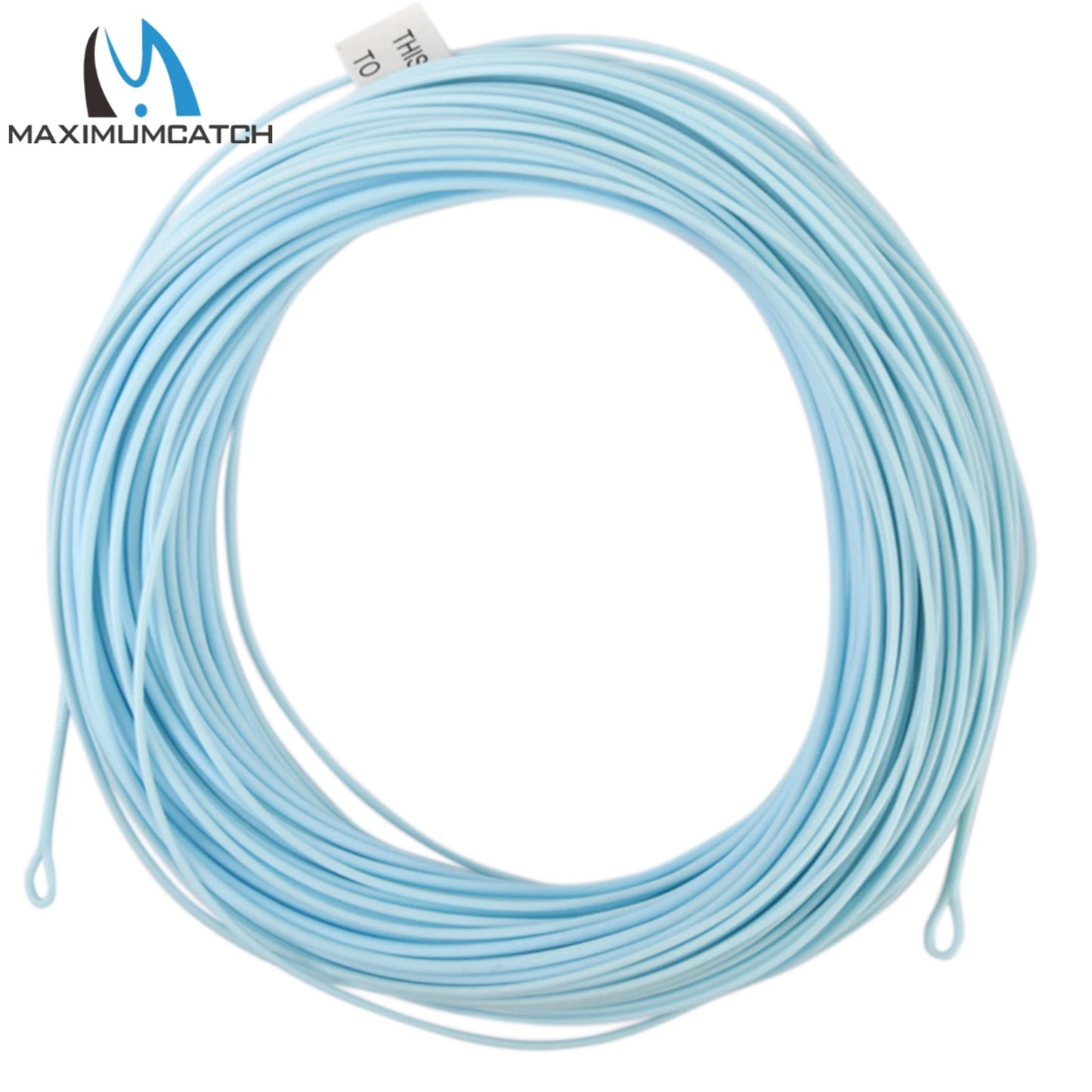Maximumcatch Saltwater Weight Forward Floating Fly Line – 90FT, 8–10WT with 2 Welded Loops (Sandy Blue)