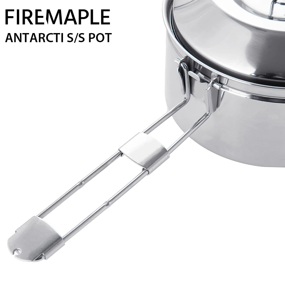 Fire Maple Antarcti Stainless Steel Cooking Pot – 1L | 402g
