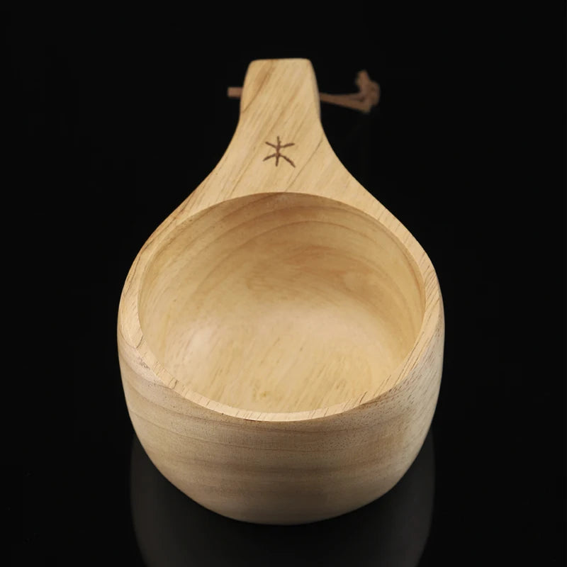 Fire Maple Ancest Bushcraft Wooden Cup — Nature-Inspired Craftsmanship for Outdoor Sipping