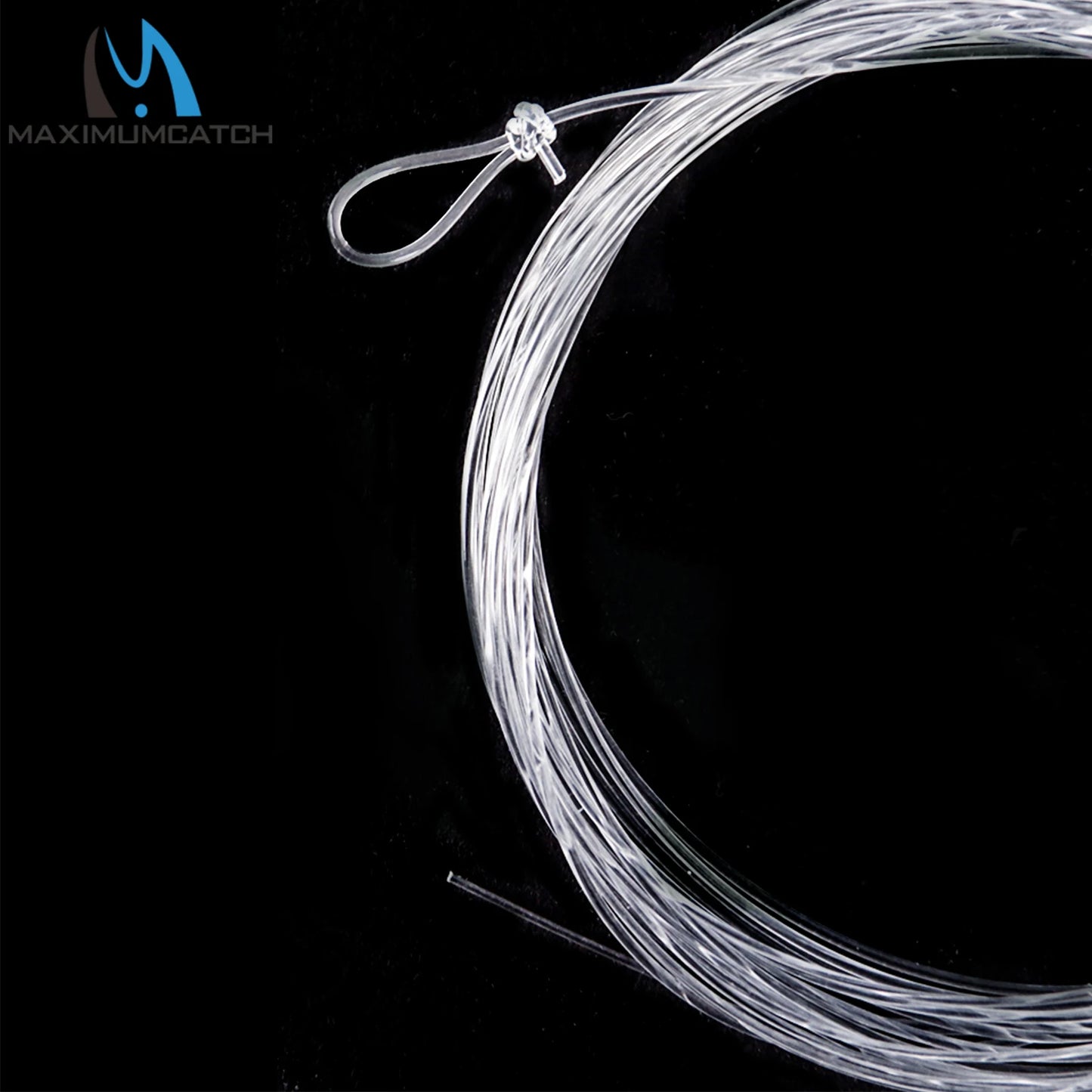 Maximumcatch 6-Piece Saltwater Tapered Leader – 10FT, 10–30LB with Loops (Clear)