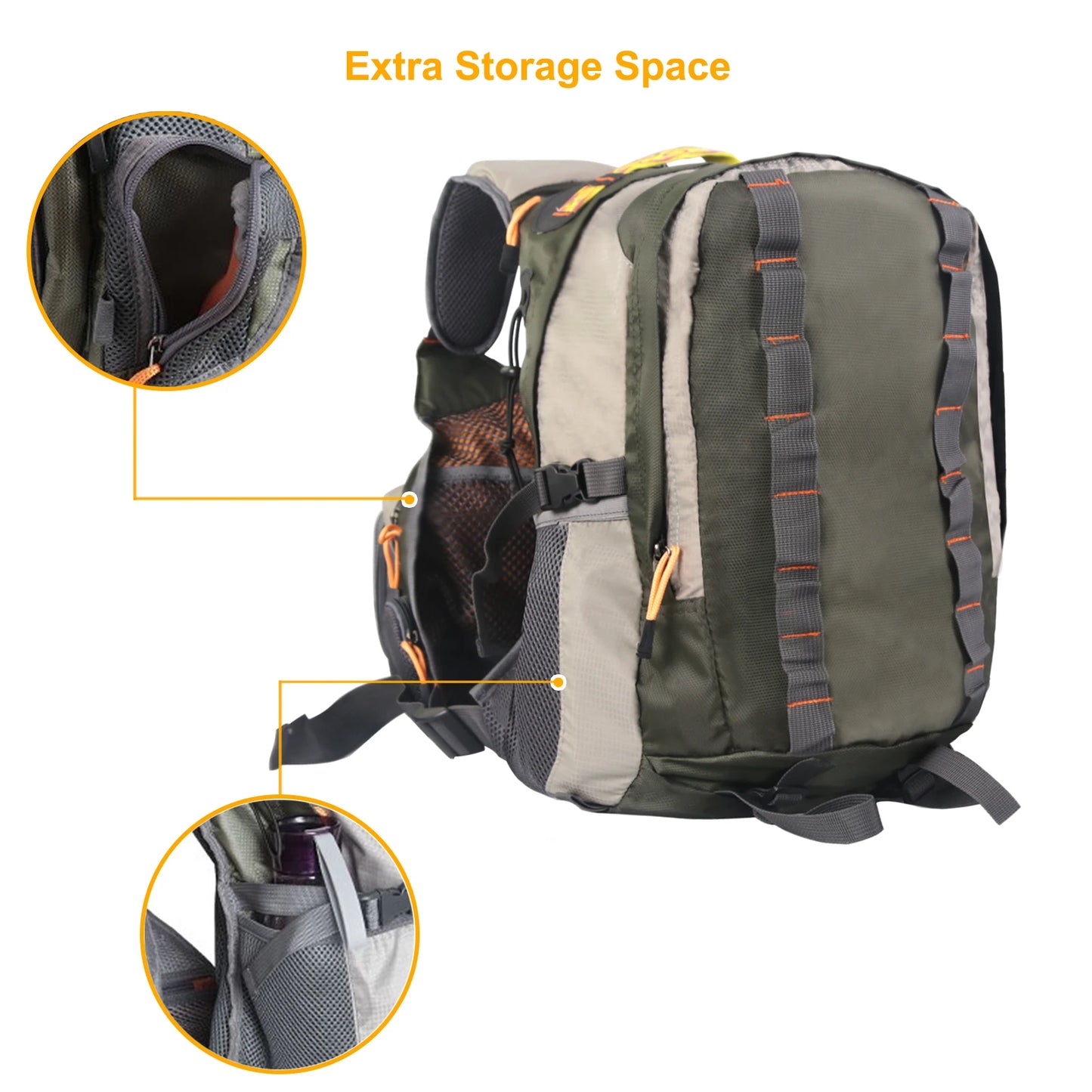 Maximumcatch Fly Fishing Vest with Multifunction Pockets – Adjustable Size Fishing Backpack & Bag