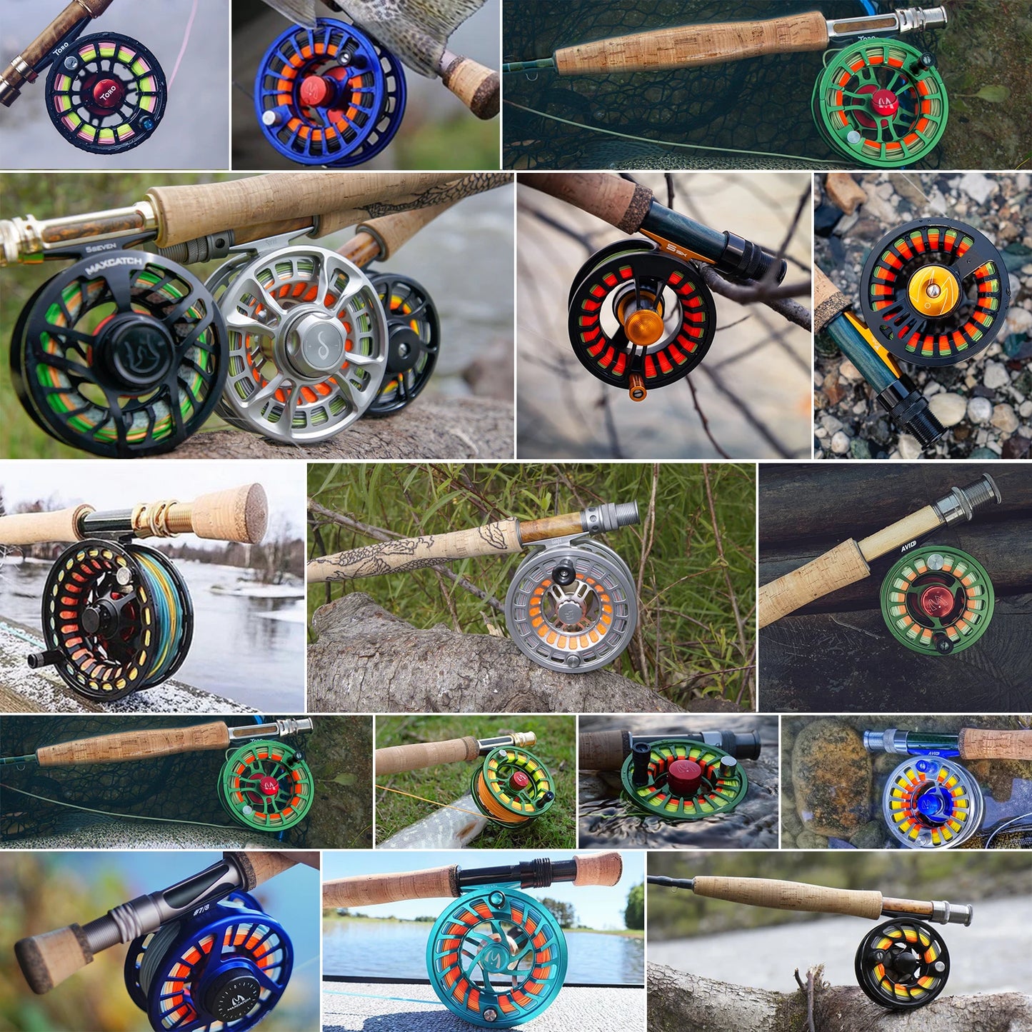 Maximumcatch Braided Backing Line – Fly Fishing Line (20/30LB, 50/100/300 Yards, Multi-Color)