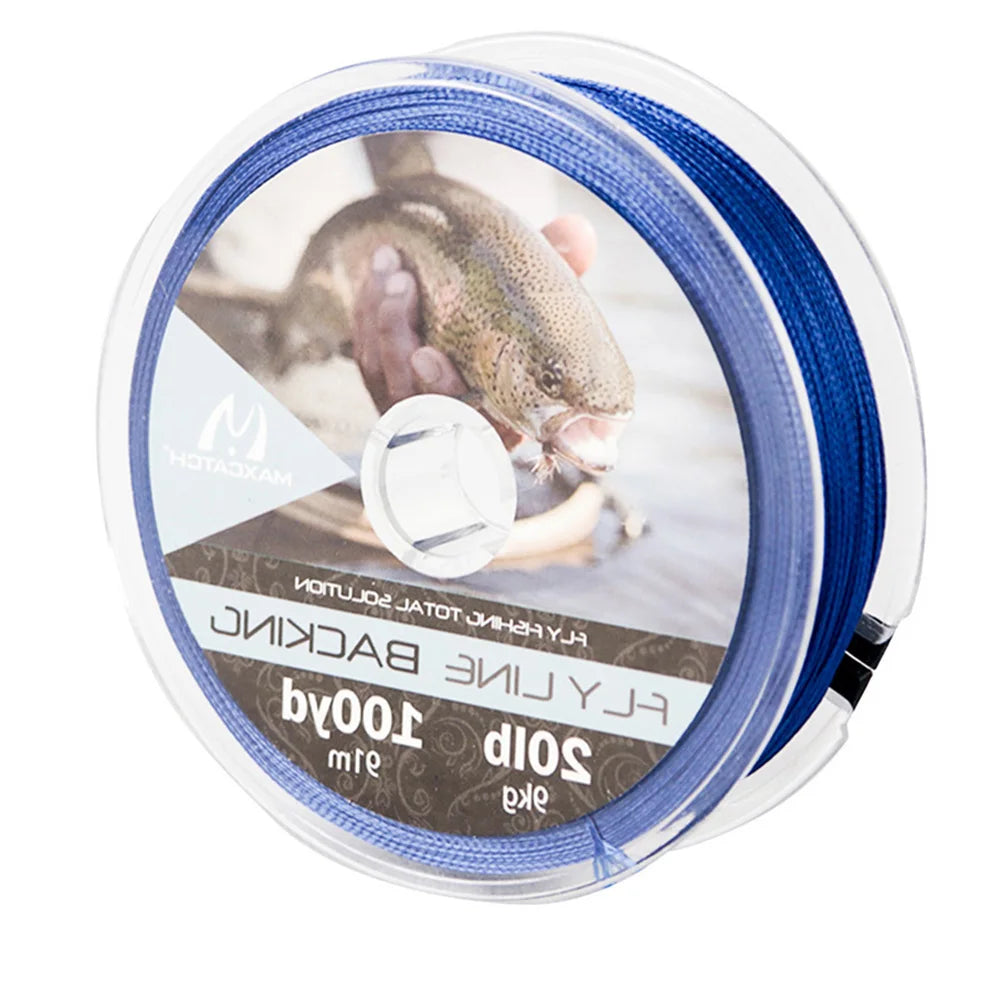 Maximumcatch Braided Backing Line – Fly Fishing Line (20/30LB, 50/100/300 Yards, Multi-Color)