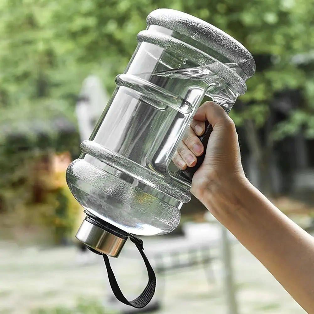 2L Large‑Capacity Bottle -Durable PETG Gallon Water Bottle with Handle & Shaker Function