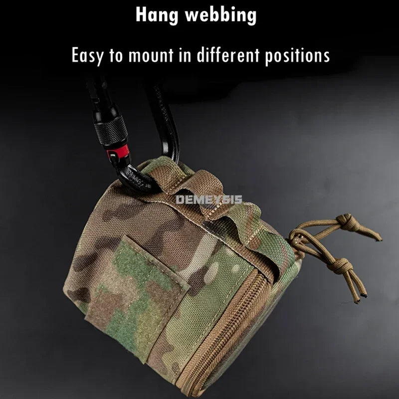 Portable Toilet Roll Holder – MOLLE Pouch for Hiking & Outdoor Adventures