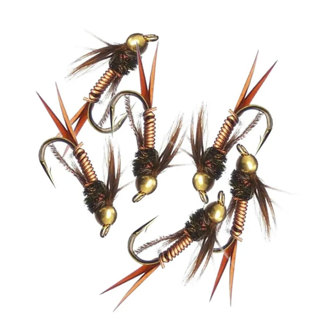 Fast Sinking Tungsten Bead Head Nymph – 6/12/24 Pcs Box