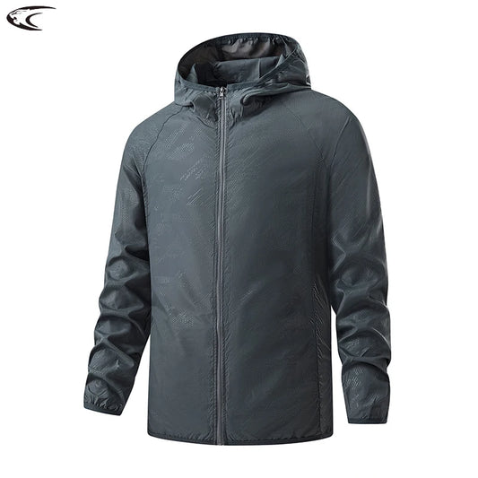 Waterproof Hiking Jacket – Windbreaker with Sun Protection for Outdoor Adventures