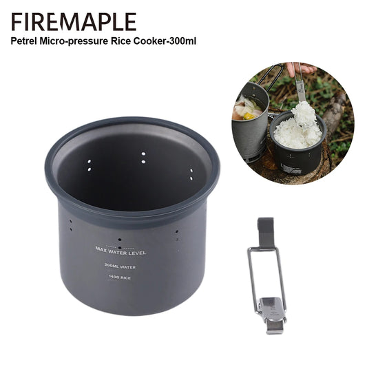 Fire-Maple Petrel Micro‑Pressure Rice Cooker – Ultralight Portable Cooking Cup (300ml) for G3 Pot