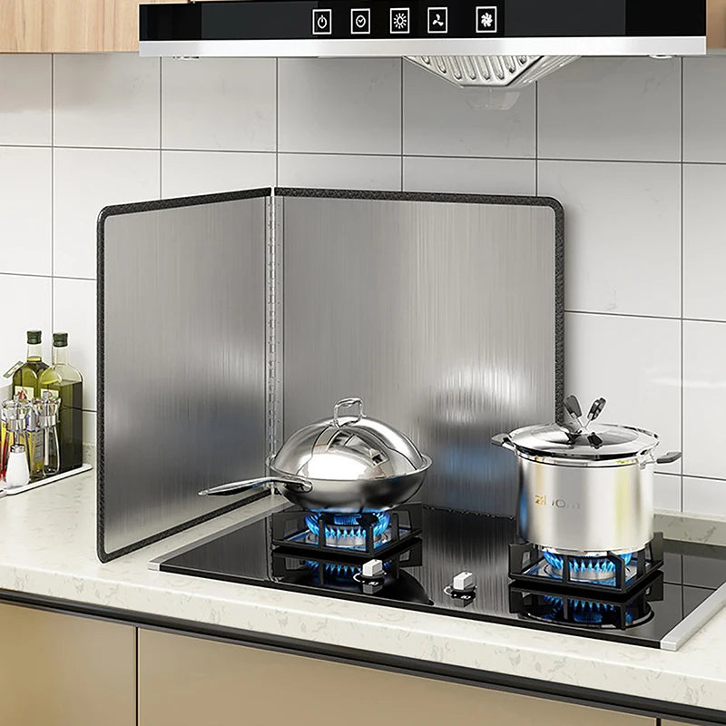 Stainless Steel Oil Splatter Guard - Grease Splatter Screen | Perfect for Frying & Cooking | Gas Stove Protection