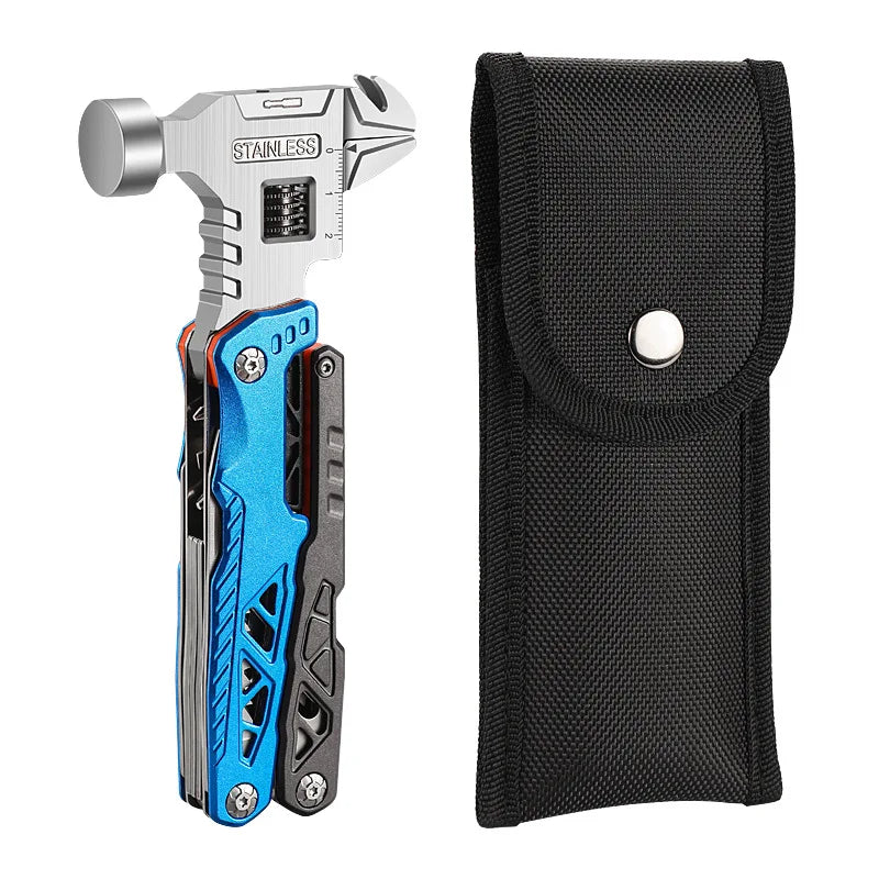 Multifunctional Wrench Hammer – All-in-One Outdoor Camping & Emergency Tool