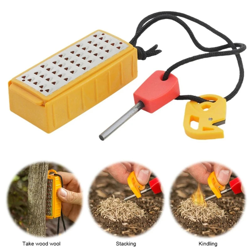 Lightweight Tinder Maker with Fire Starter – Portable Survival Tool for Outdoor & Emergency Use