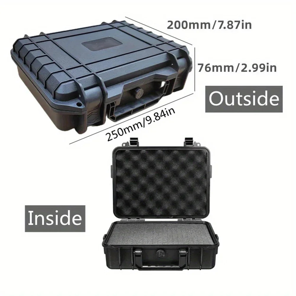 Waterproof Hard Carry Case with Pre-Cut Sponge | Impact-Resistant Organizer for Equipment