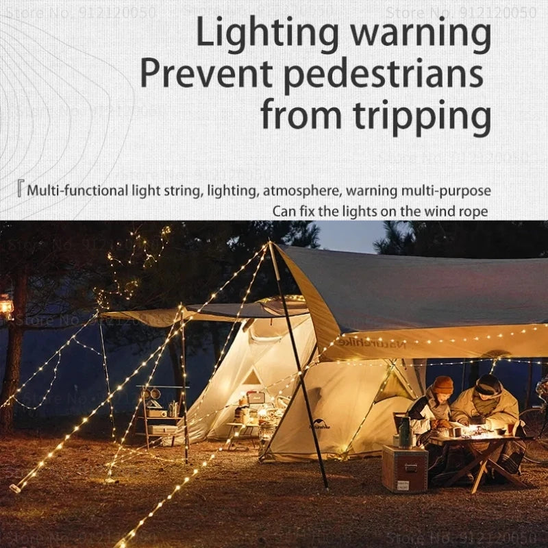 Naturehike Outdoor Ambient Light String – Portable Decorative LED Lamps for Camping