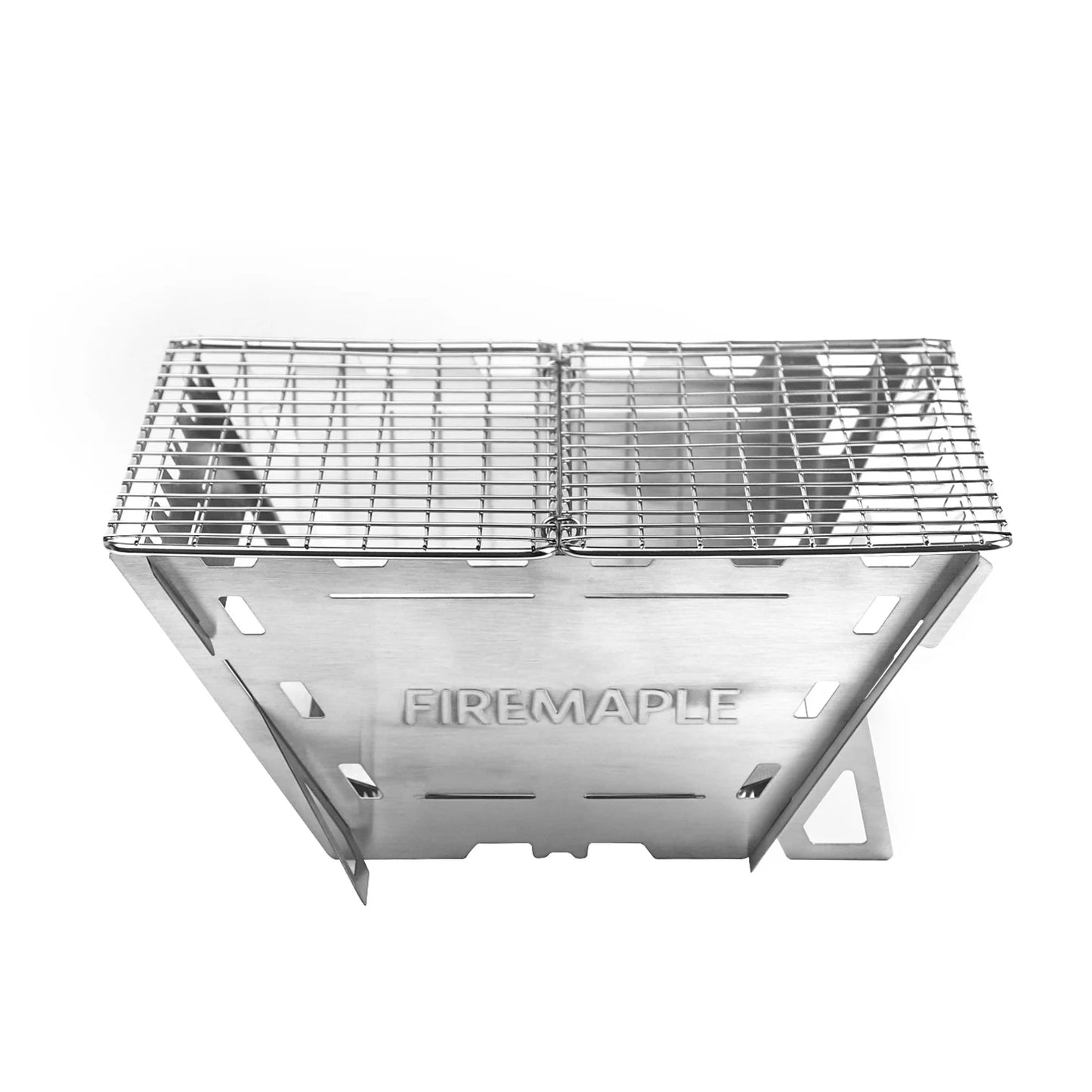 Fire Maple Stainless Steel Camping Wood Stove – Portable Folding Wood-Burning Stove for Backpacking, Hiking & Picnics