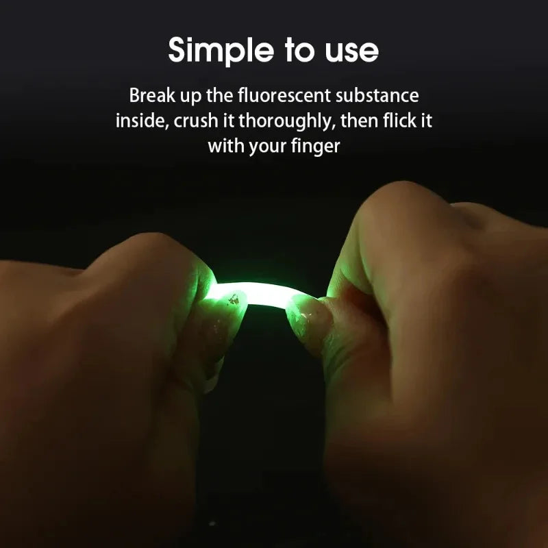 BRAVMACK Fluorescent Fishing Rod Lights – 50/100PCS
