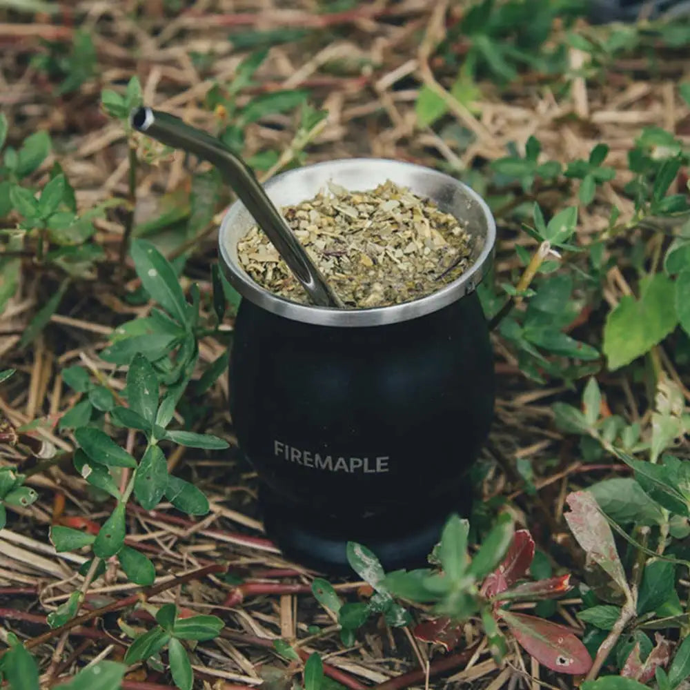 Fire Maple Orca Yerba Mate Cup Set – 200ml Stainless Steel Gourd with Bombilla & Cleaning Brush